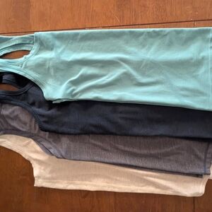 lululemon athletica Light Gray Tank Top